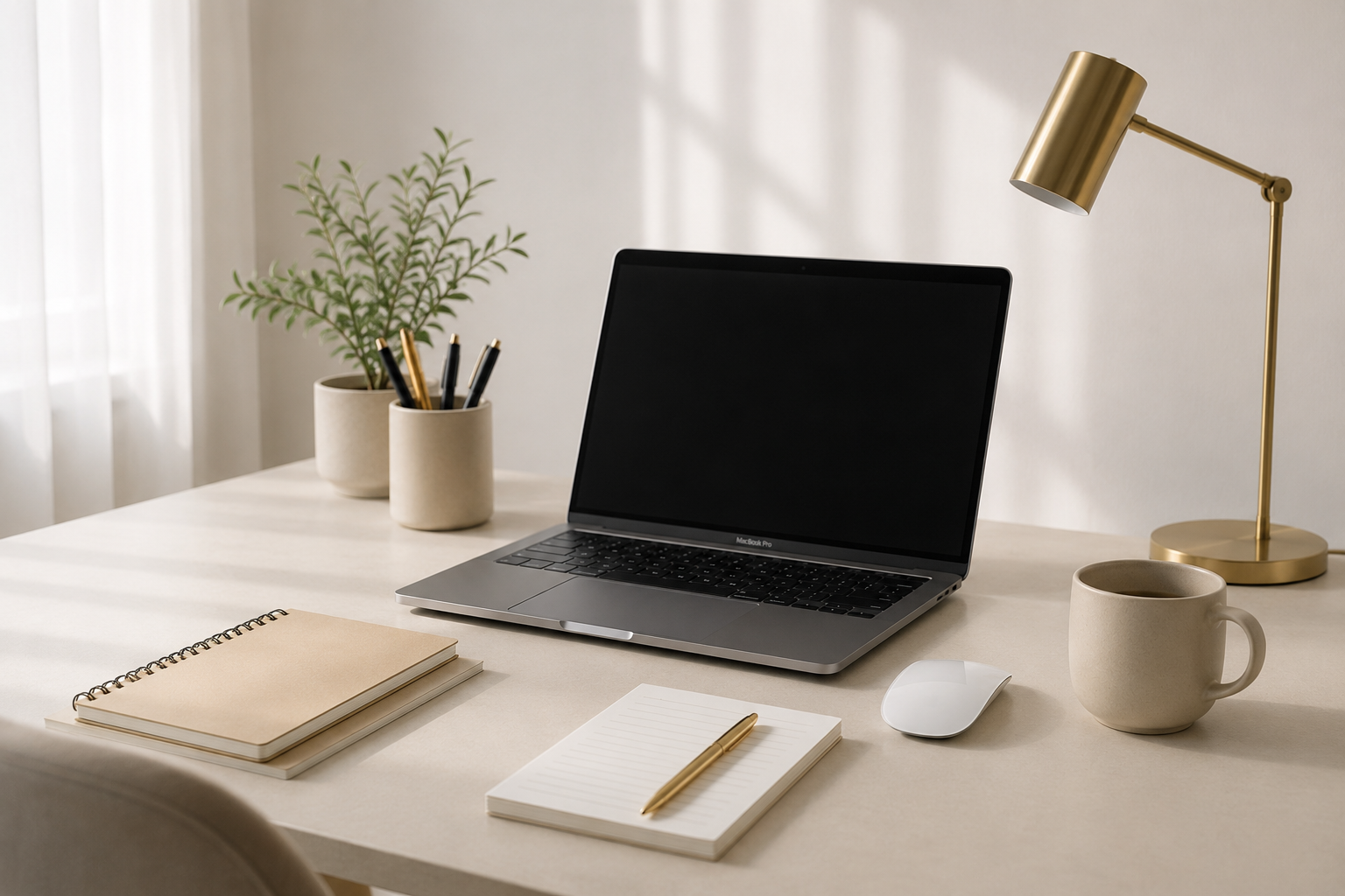 Professional desk organization and reset service